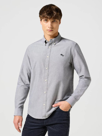 detail OXFORD SHIRT GREY