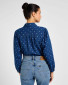 náhled SHIRRED BLOUSE DOTTED INDIGO